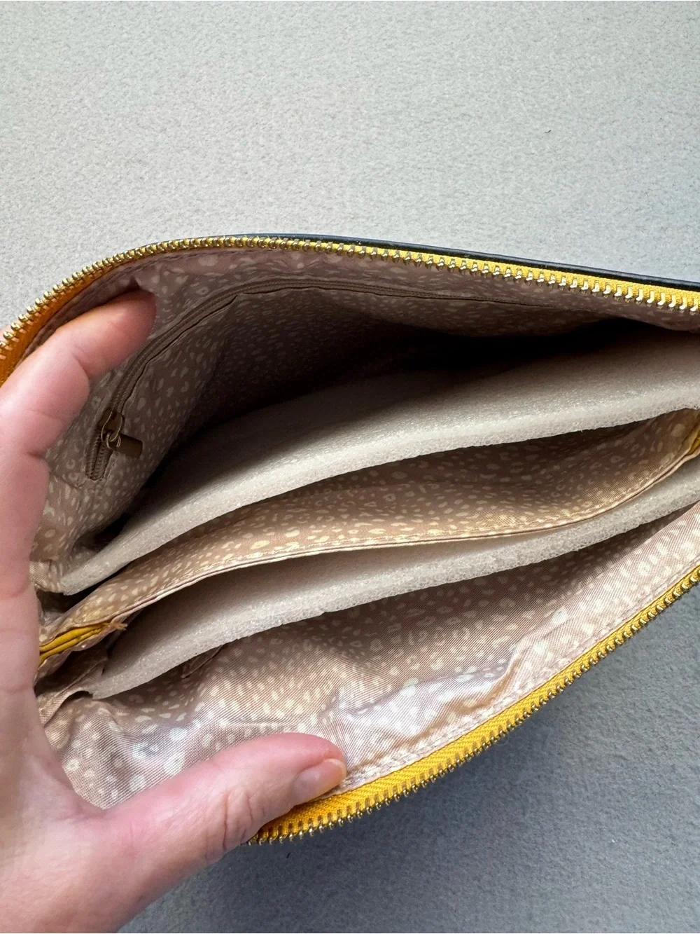 Nordstrom Yellow Woven-Detail Crossbody Bag